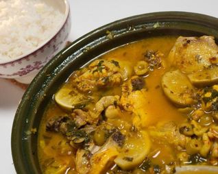 Курица с соленым лимоном