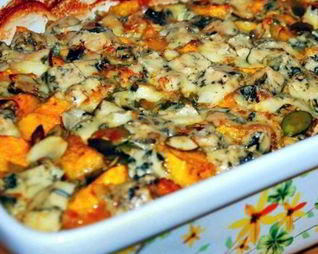 Курица с тыквой