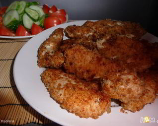 Курочка в панировке Пятиминутка