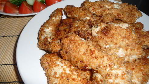 курочка в панировке пятиминутка