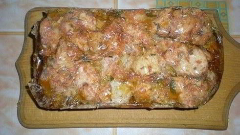 мраморное мясо из куринного филе