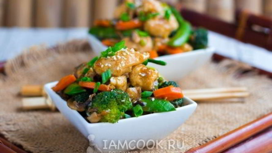 Рецепт му гу гай пан — курицы с грибами по-китайски