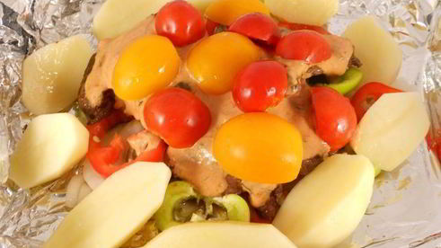 острая говядина джинга с овощами для настоящих матадоров