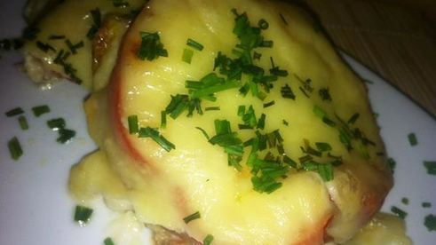 отбивная из индейки под овощами