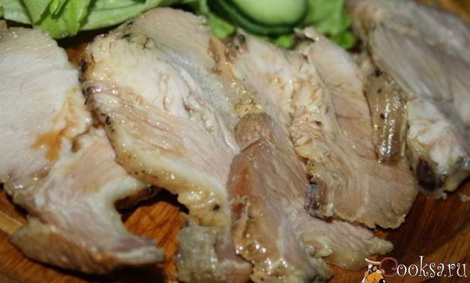 Свиная лопатка в соевом соусе в духовке