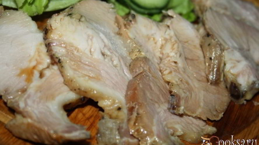 Рецепт свиной лопатки в соевом соусе в духовке