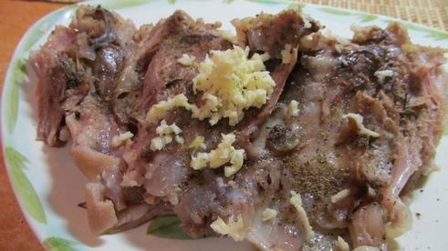 свиная рулька вареная