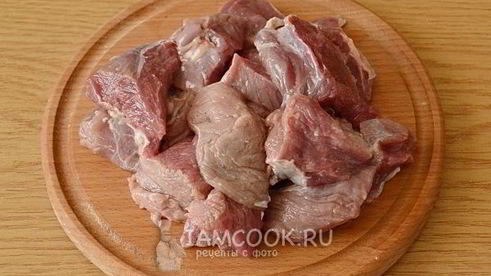 тушеное мясо с овощами