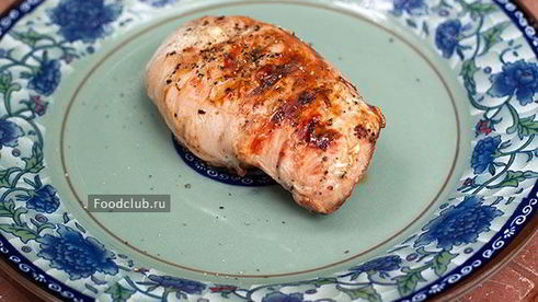 утиная грудка на гриле с малиновым соусом