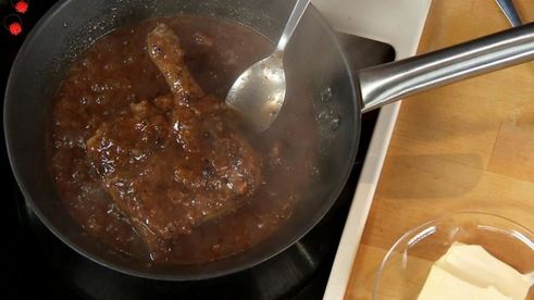 утиная ножка с фиолетовой коврижкой