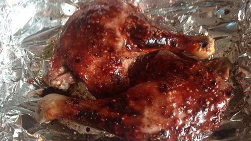 утиные ножки в малиновой глазури