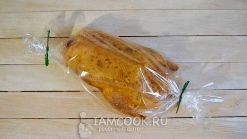 утка, фаршированная рисом и грибами