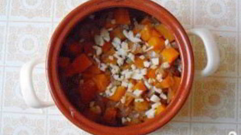 запеченные телячьи мозги с овощами