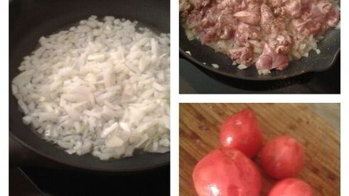 баклажаны, фаршированные куриной печенью и помидорами