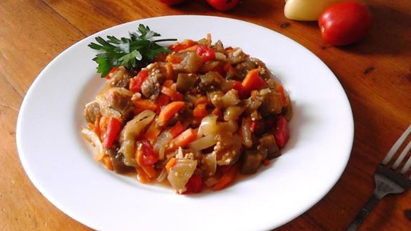 Рецепт Баклажанов тушеных в мультиварке