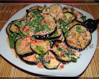 Баклажаны в сметане