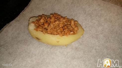 фаршированные картофельные лодочки