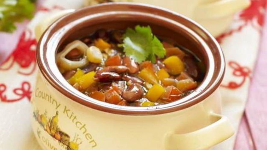 Рецепт горячего лобио в горшочке