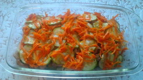 кабачки с мясом тушеные в томатном соусе