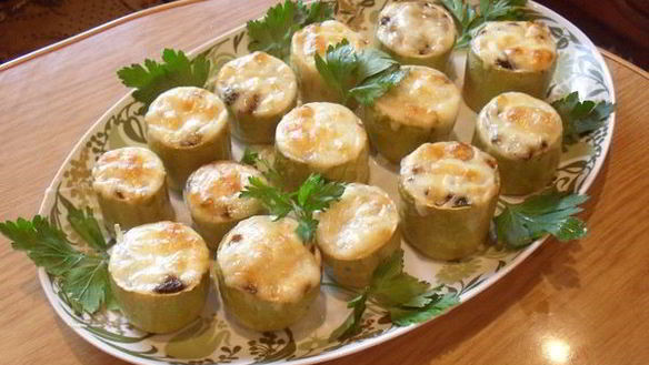 Рецепт Кабачков, запеченных в мультиварке