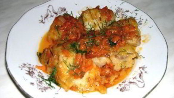 Рецепт Картофеля, тушенного с фруктами