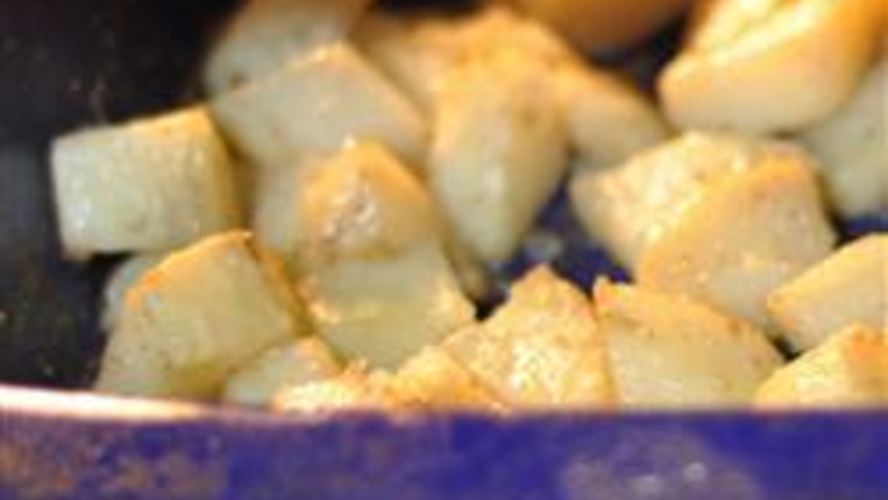 Рецепт картофеля запеченного в духовке со сливочным маслом