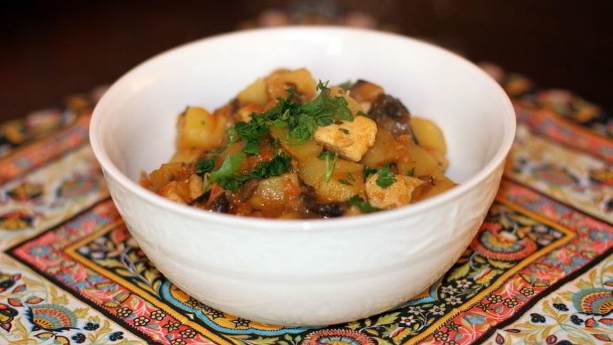 Рецепт картошки тушеной в мультиварке