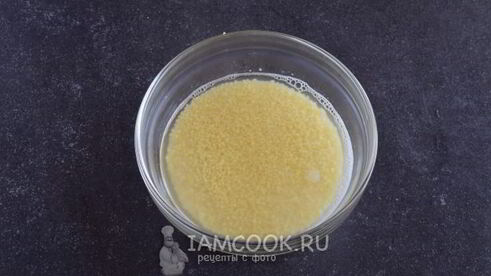 кус-кус с зеленым горошком и стручковой фасолью