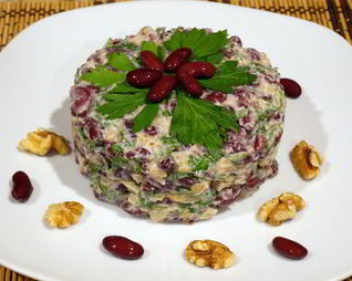 Лобио из консервированной фасоли