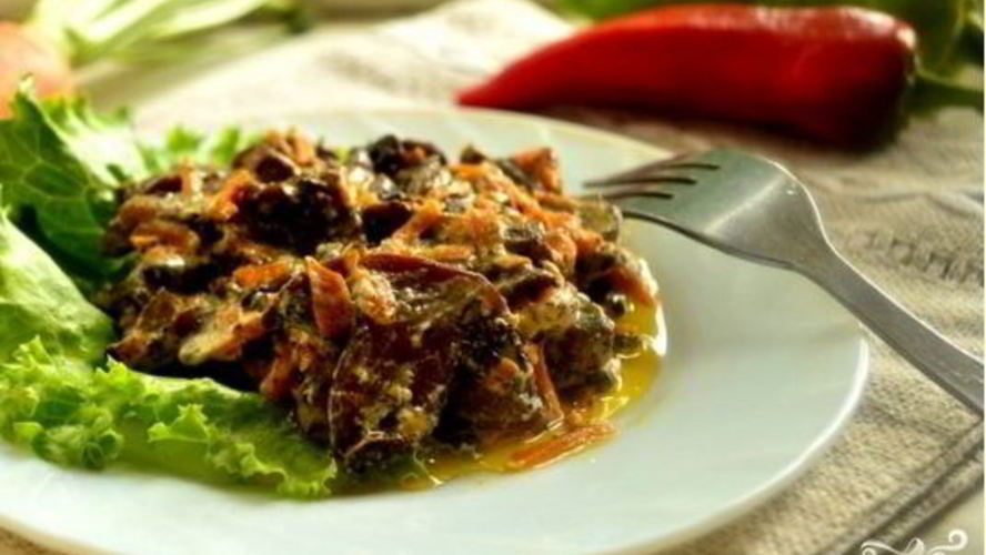 Рецепт моркови с грибами тушеная