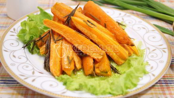Рецепт Моркови запеченной с розмарином