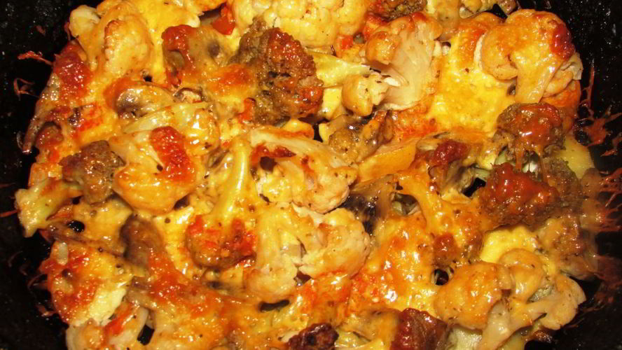 Рецепт овощей, запеченных в духовке с сыром