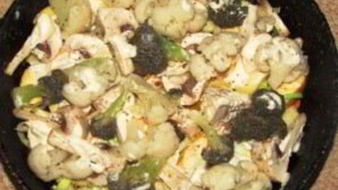 овощи, запеченные в духовке с сыром