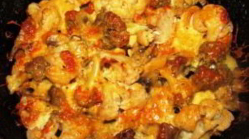 овощи, запеченные в духовке с сыром