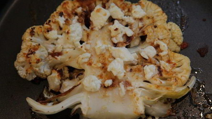 Рецепт цветной капусты с фетого