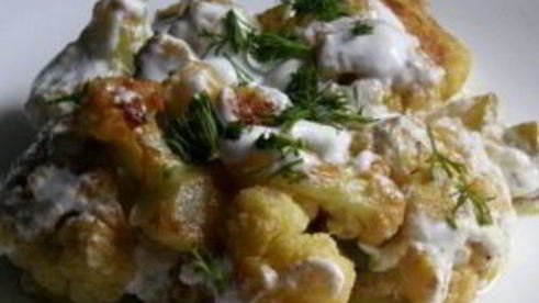 цветная капуста со сметаной