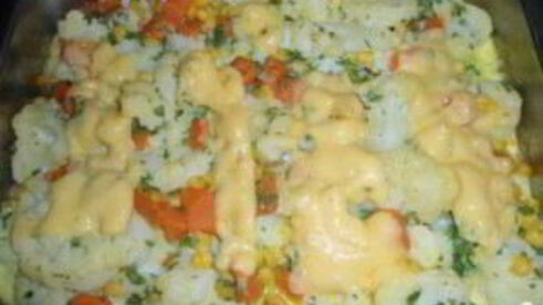 цветная капуста запеченная в духовке с яйцом