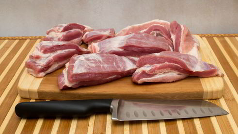 тушеная квашеная капуста со свиными ребрышками