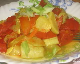 Тушеные овощи в мультиварке