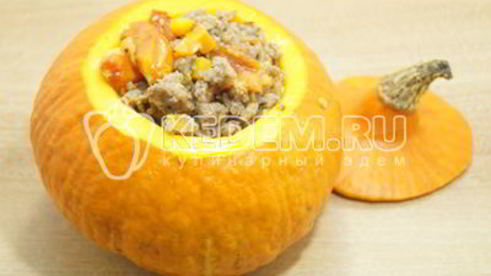 тыква фаршированная фаршем