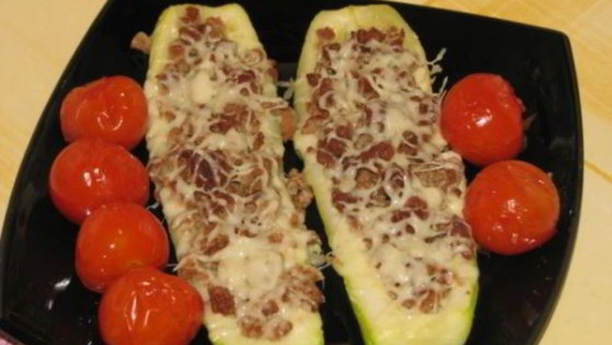 Рецепт запеченных кабачков — лодочек