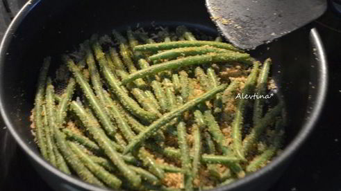 зеленая фасоль с итальянским вкусом