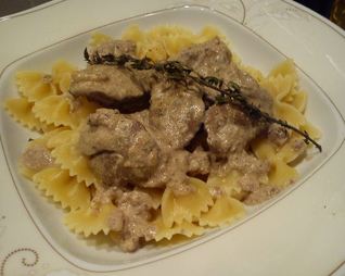 Бантики с куриной печенью