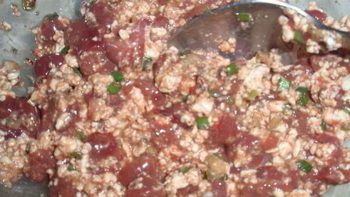 баоцзы с печенью и творогом