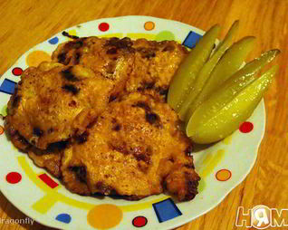Биточки печеночные в пикантно-остром кляре