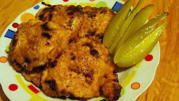 Рецепт Биточков печеночных в пикантно-остром кляре