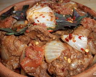 Куриная печень по-грузински