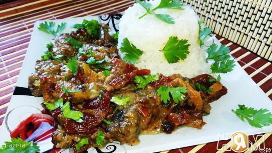 Рецепт куриной печени в белом вине