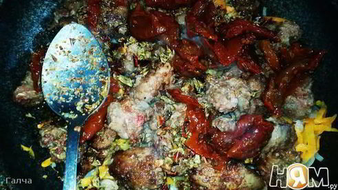 куриная печень в белом вине