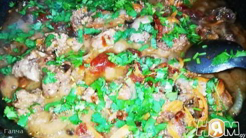 куриная печень в белом вине